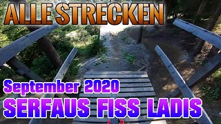 Alle Strecken  All Tracks 2020 Serfaus Fiss Ladis [upl. by Torey668]