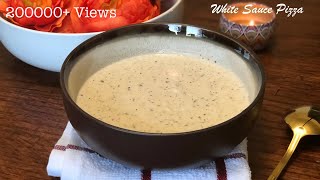 How To Make White Pizza Sauce At Home  Easy White Sauce Recipe [upl. by Anilram281]