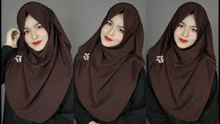 How I wear Short Chiffon Hijab with Full Chest amp Back Coverage [upl. by Oinotnas]