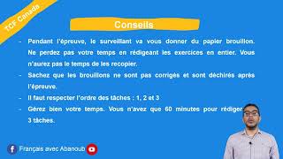 5 TCF Conseils pour réussir lexpression écrite 1 [upl. by Tav]