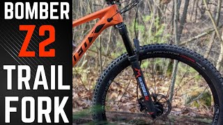 The Best Trail Fork for 500  Marzocchi Bomber Z2 Mountain BIke Fork Review and Actual Weight [upl. by Mohammed230]