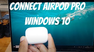 How To Connect AirPod to Windows 10 laptop 2021 [upl. by Lyrret]