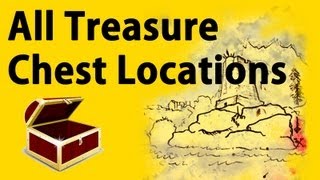 Skyrim All Treasure Map Chest Locations [upl. by Erdua166]