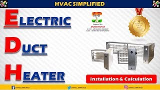 HVAC Electric Duct Heater Installation amp Calculation [upl. by Elliot]