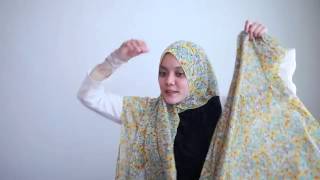 Ayesha Syahira Alhijabsisters hijab tutorial 1 [upl. by Ramuk99]