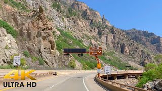 Colorado Rocky Mountain Scenic Drive Glenwood Springs to Denver I70 Colorado 4K 60FPS [upl. by Norab]