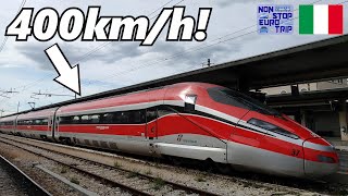 Italys FLAGSHIP Highspeed Train  Venice to Milan on the Frecciarossa 1000 [upl. by Terrijo]