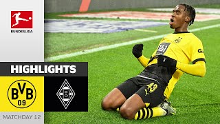 Borussia Dortmund  Borussia Mgladbach 42  Highlights  MD12 – Bundesliga 202324 [upl. by Animrac]