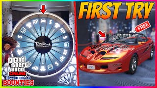 UPDATED HOW TO WIN THE PODIUM CAR EVERY SINGLE TIME IN GTA 5 ONLINE 2024 PODIUM WHEEL GLITCH [upl. by Eachern767]