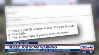 Indeed job scam warning [upl. by Redienhcs]