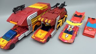 TRANSFORMERS HOT ROD RODIMUS PRIME TRANSFORMATION [upl. by Riana]