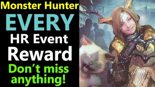 MHW All High Rank Event Quests Rewards UPDATED for Iceborne  Guide [upl. by Aw]