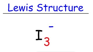 I3 Lewis Structure  Triiodide Ion [upl. by Patrizius]