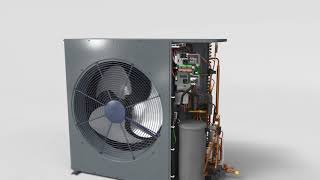 Ultra Quiet Trane XV19 Variable Speed Low Profile Heat Pump [upl. by Manuel]