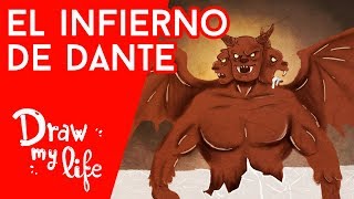 ¿QUÉ hay en el INFIERNO de DANTE  Draw My Life [upl. by Cirdes236]