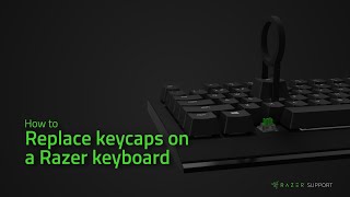 How to replace keycaps on a Razer keyboard [upl. by Anaerol]