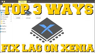 TOP 3 WAYS TO FIX LAG ON XENIA EMULATOR GUIDE [upl. by Narual]