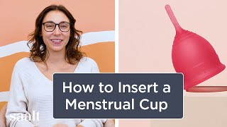 How to Insert a Menstrual Cup [upl. by Akimad]