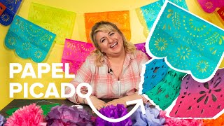 DIY Papel Picado Mexican Perforated Paper [upl. by Anihsat]