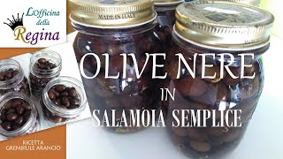 Olive nere in salamoia semplice [upl. by Dolora288]