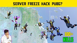 😤 Server Freeze Hack Pubg Mobile Gameplay  100 Players Land At One Place  Legend X [upl. by Ragde443]