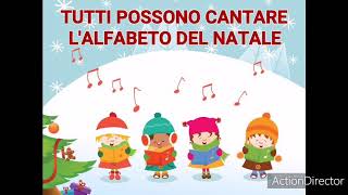 Lalfabeto del Natale   canzone con testo e immagini [upl. by Clancy651]