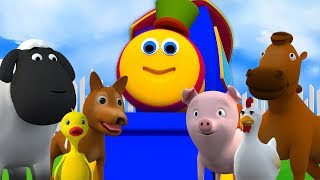 Bob Der Zug Ging Zur Farm  Kinderreime Für Kinder  Bob Train Went To Farm  Kids Tv Deutschland [upl. by Aidaas]