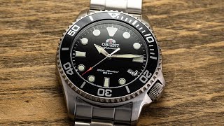 A Slimmer More Wearable Diver From Orient  quotMini Neptunequot RAAC0K01B10B [upl. by Jamesy223]