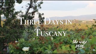 Three Days In Tuscany  Three Wineries in Montalcino [upl. by Reni115]