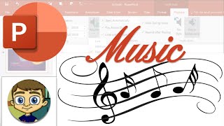 Adding Music to PowerPoint Presentations  PowerPoint Tutorial [upl. by Mayap]