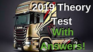 2019 HGV Theory Test amp Answers [upl. by Alliuqa215]