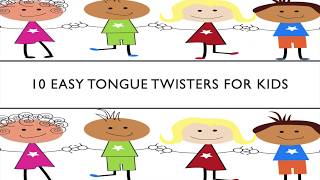 10 Tongue Twisters for Kids [upl. by Dnomayd585]