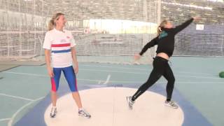 How To Throw A Shot Put [upl. by Etterrag]