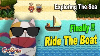 Google Doodle Champion Island Ride The Boat [upl. by Ainotal]