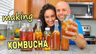 How to Make Kombucha amp Easy Secondary Fermentation Recipes [upl. by Eeliak]