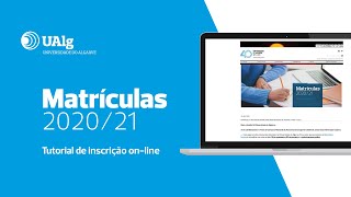 Matrículas  Tutorial de inscrição online [upl. by Plath]