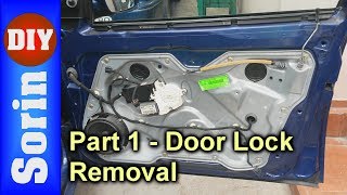 Door Lock Module Removal  Seat Leon 1m  Toledo 2  Part 1 [upl. by Temp]