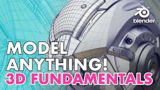 How to Model Anything in 3D  Modeling Fundamentals [upl. by Amikehs]