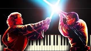 STAR WARS ANAKIN vs OBIWAN  Piano Tutorial [upl. by Hall]