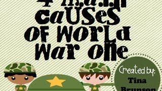 MAIN Causes of WWI [upl. by Waldemar]