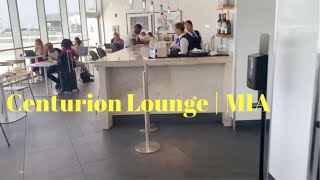 Amex Centurion Lounge Miami  American Airlines Review [upl. by Mimajneb]