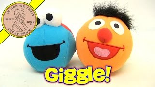 Sesame Street Bert amp Ernie Elmo amp Cookie Monster Giggle Balls [upl. by Livvi]