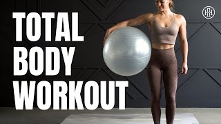 Total Body Stability Ball Workout [upl. by Lapides]