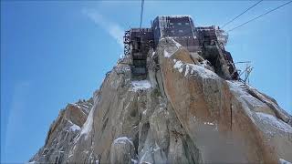 20170903  Aiguille du Midi Cable Car [upl. by Catlaina]