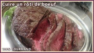 Rôti de boeuf  préparation et cuisson [upl. by Llenrod174]