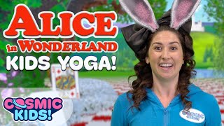 Alice in Wonderland  A Cosmic Kids Yoga Adventure [upl. by Arther282]