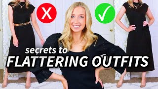 12 Style Secrets to More Flattering Outfits How to Look Proportional [upl. by Nerrat]