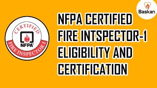 NFPA Certified Fire Inspector 1 Eligibility and Certification [upl. by Matejka423]