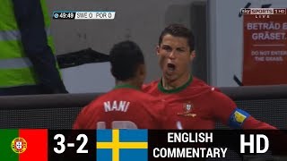 Portugal vs Sweden 32 World Cup 2014 PlayOff  All Goals amp Extended Highlights 19112013 HD [upl. by Aliuqehs]