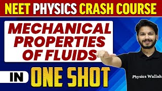 MECHANICAL PROPERTIES OF FLUIDS in 1 Shot  All Concepts Tricks amp PYQs  NEET Crash Course  UMMEED [upl. by Kawasaki681]